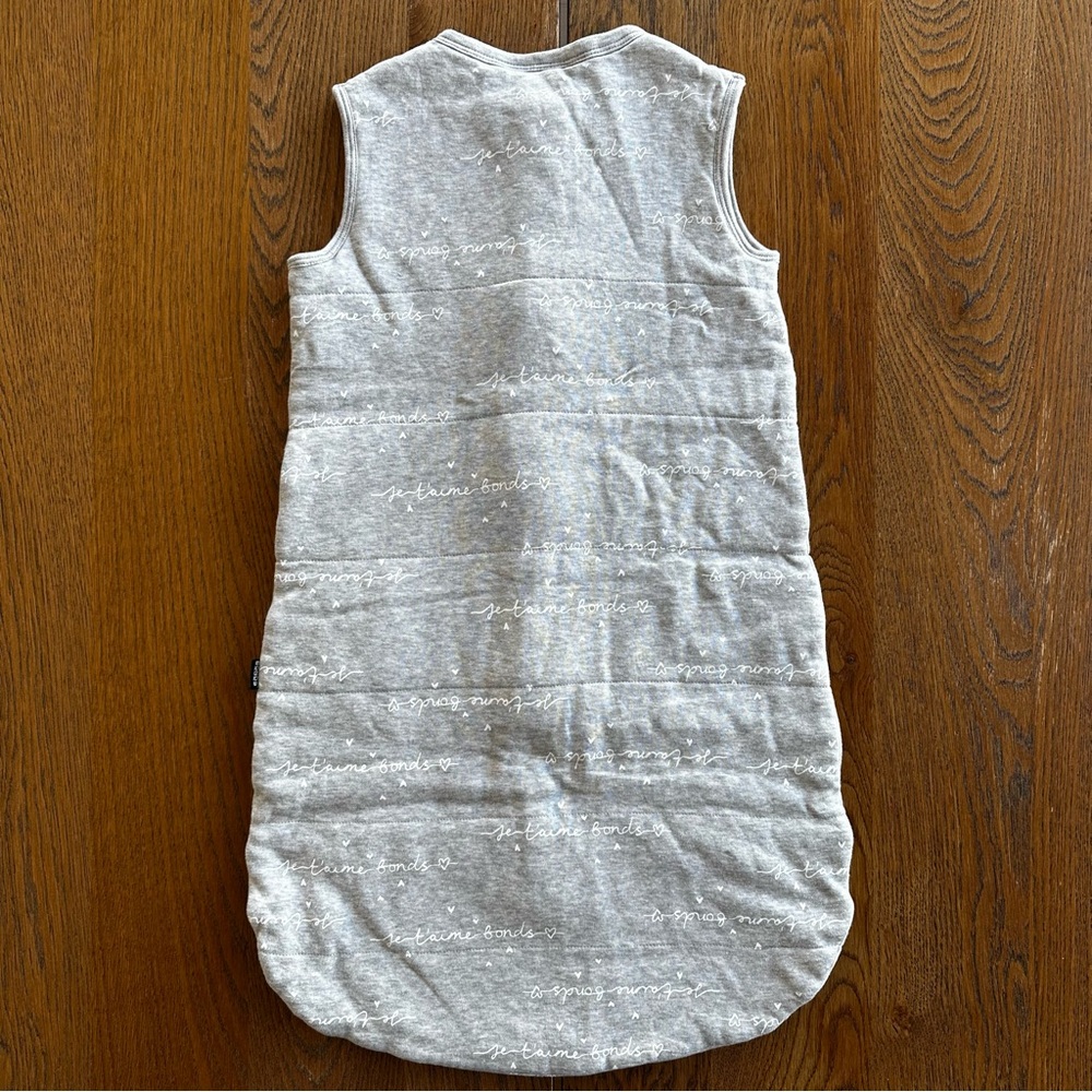 BONDS Australia Sleeveless Baby Sleeping Bag Sleepsack Gray Size 3-6M - Picture 3 of 5